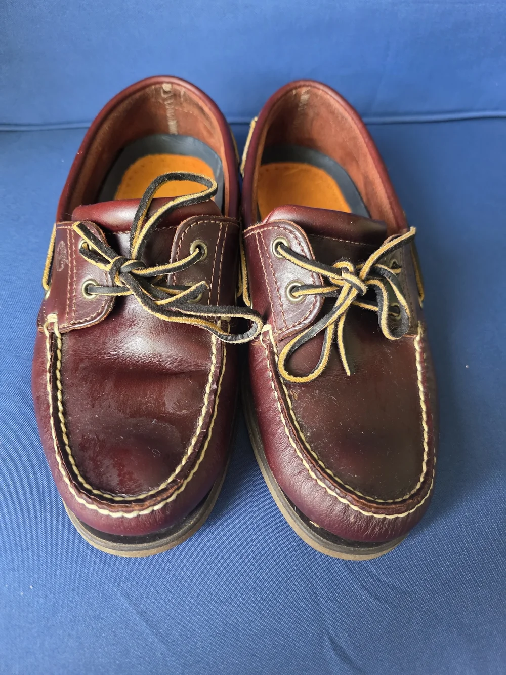 Timberland Men’s Y2K Classic Leather Boat Shoes Brown 8.5M
